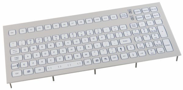 Compact industrial panel mount keyboard main image