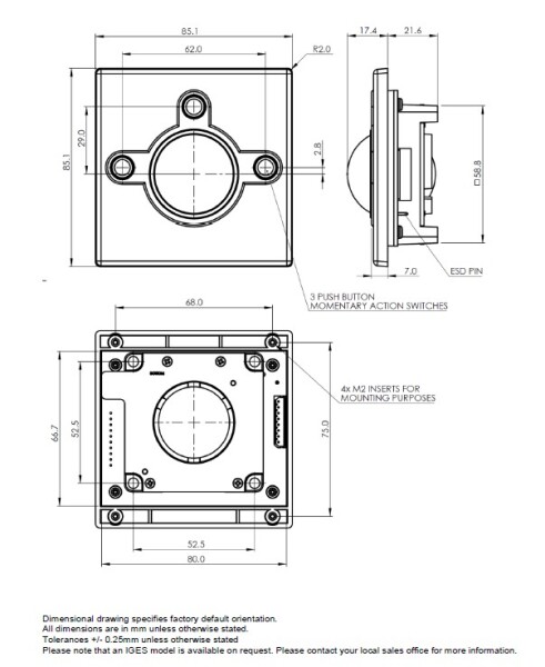 P38 3 Button extra image 1
